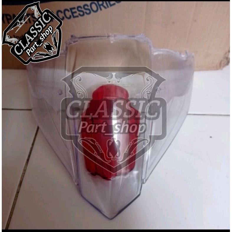 MIKA KACA LAMPU STOP LAMP REM BELAKANG JUPITER MX 135 NEW