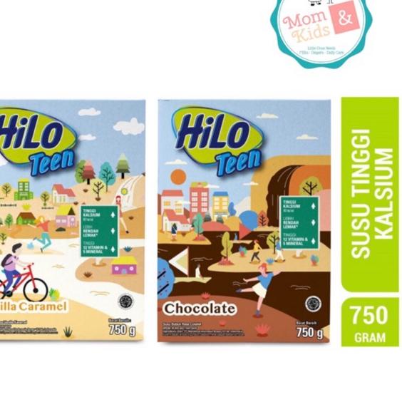 

✶ Hilo Teen Vanila Caramel and Coklat Box 750 gr ➼