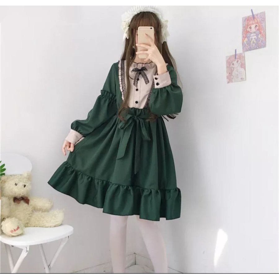 Baju Dress Pesta Anak Perempuan Usia 7 8 9 10 11 12 TH Import Korean Style Modern Murah Trend asa Ki