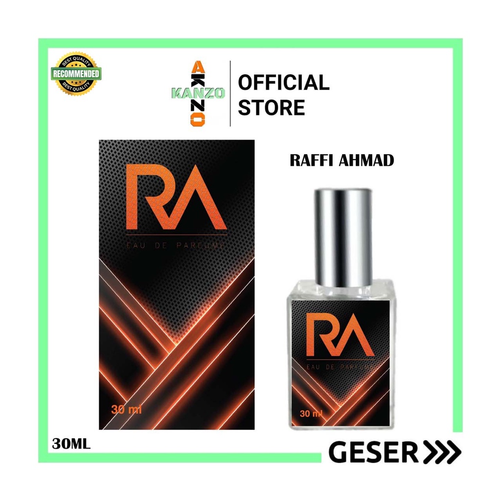 Kanzo - Parfum Rafi Ahmad 30ml Premium / Parfum Rafi Ahmad 30ml / Parfum Pria Wangi Tahan Lama