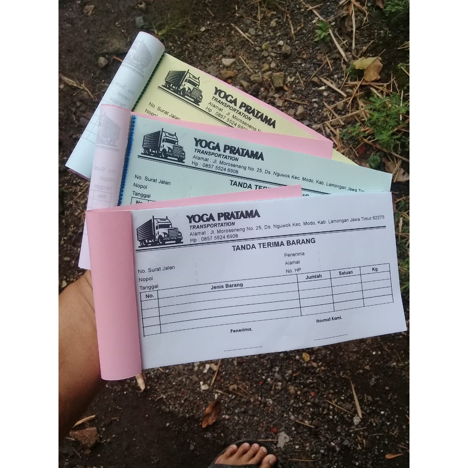 

((1/3 Folio)PAKET HEMAT NOTA CUSTOM PERFORASI