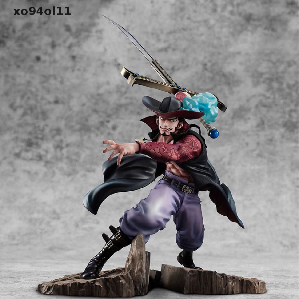 Xo Anime One Piece Figure Combat ver. Patung Dracule Mihawk Model Action Figure OL