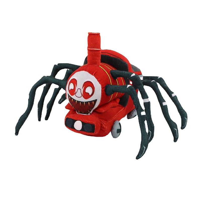 Horror Game Choo-Choo Charles Mainan Mewah Spider Lembut Boneka Boneka Mengerikan Charles Kereta Kartun Spider Plushies Mainan