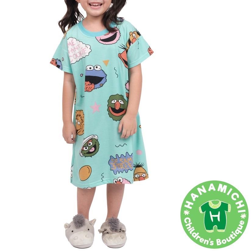 ○ Hanamichi PITHA Dress Anak Lengan Pendek Full Print ✪