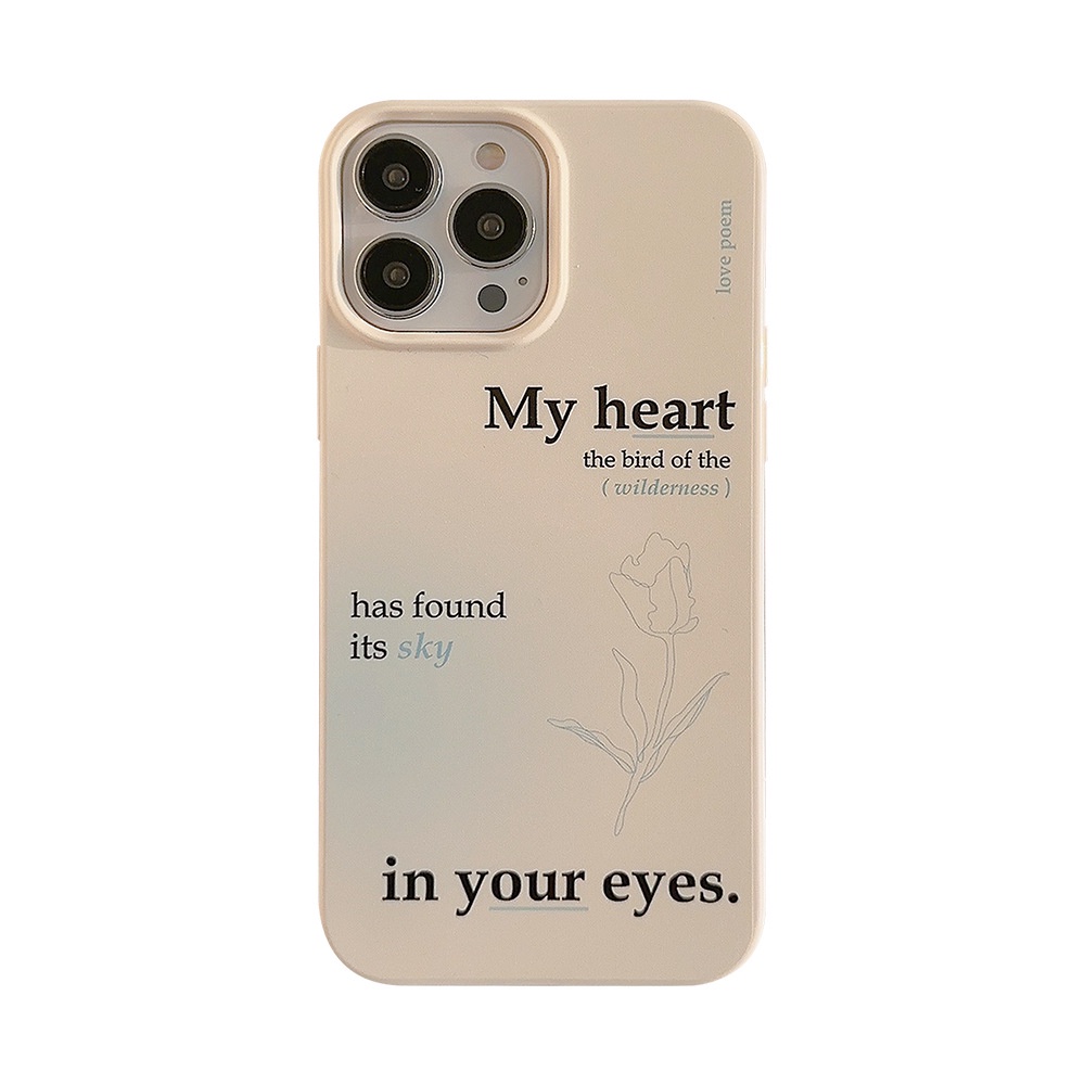 Korea Simple Blue Roses Silicone Case Untuk Iphone SE 2020 7 /8 Plus 14x XR XM 11 12 13 PRO MAX Casing Pelindung Cover AT0073