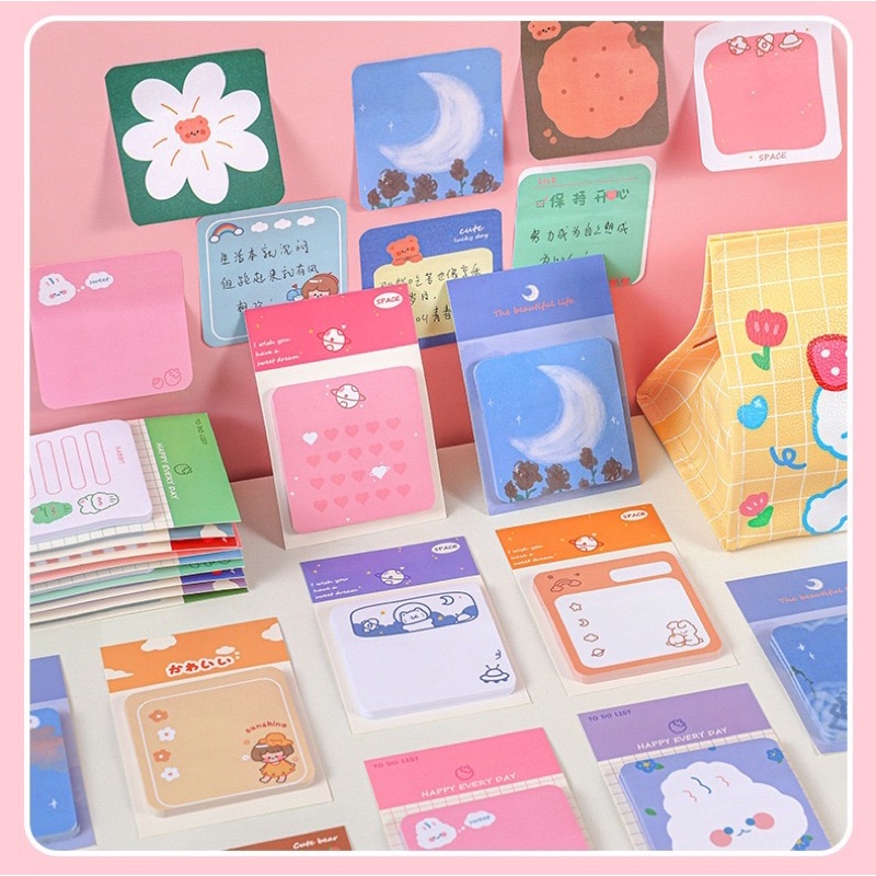 

Sticky notes /memo tempel /memo pad / note pad / sticky note motif NP12
