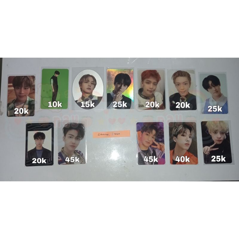 PHOTOCARD OFFICIAL NCT WAYV JAEMIN JENO HAECHAN KUN YANGYANG YUTA MARK JISUNG JJNGWOO JOHNNY CHENLE 