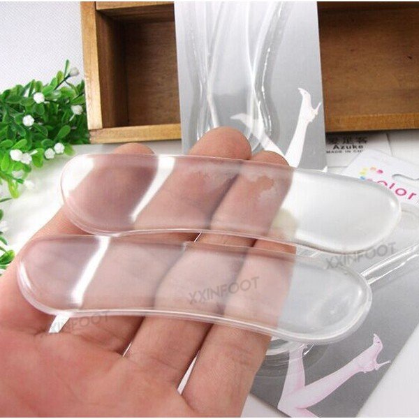 1 Pasang Silicone Heel Grip Liner Sepatu Insole Pad Insert Perawatan Kaki Protector Anti-wear Anti-dropping