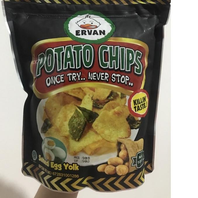 

✷ Potato chips salted egg ervan irvins ♪