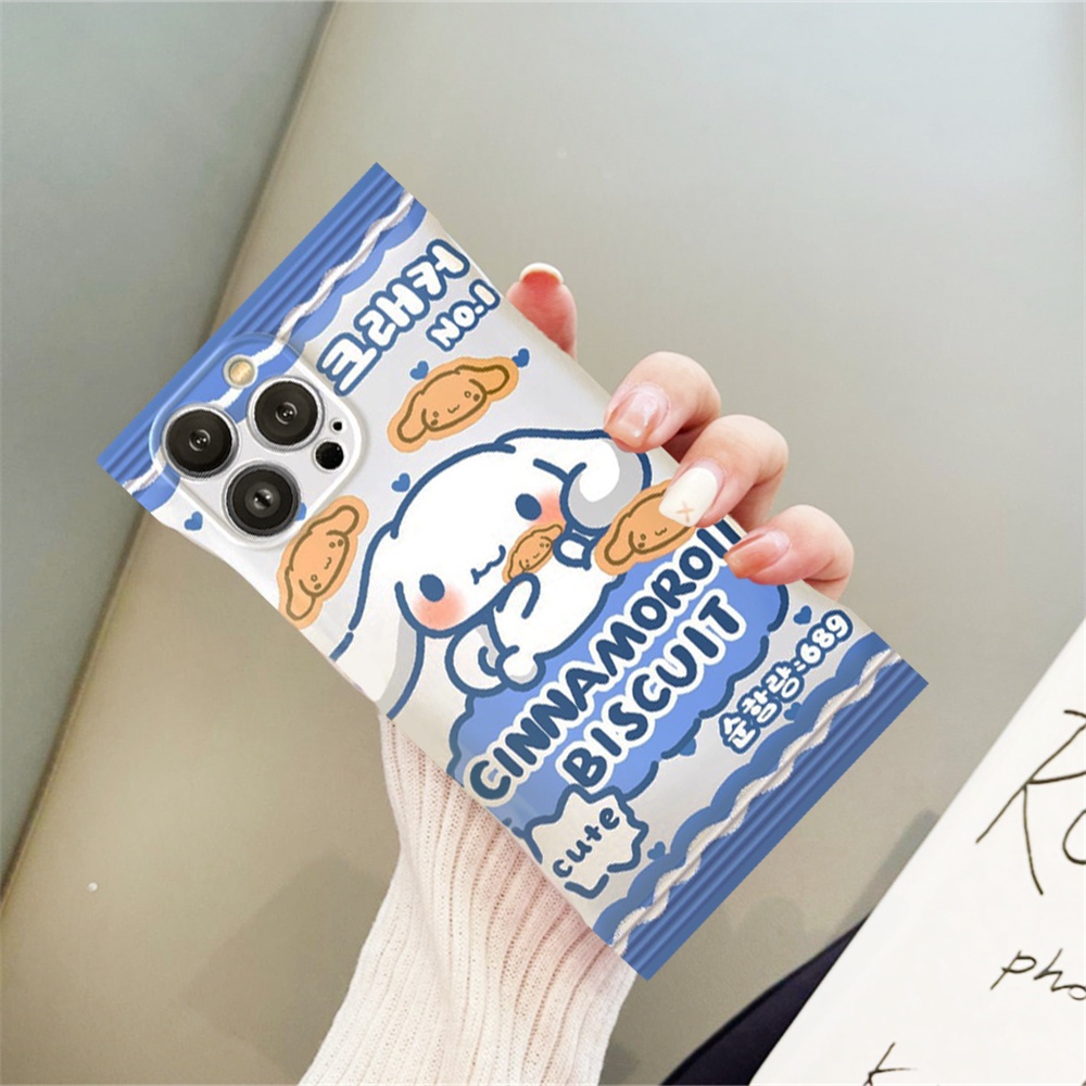 Soft Case OPPO A57 2022 A77S A16 A17 A16K A55 A95 A96 A76 A12 A1K A5s A15 A54 A7 A53 A3s A31 A92 F9 F11 Reno5 Kartun Lucu Hello Kitty Dan Cinnamon TPU Cover