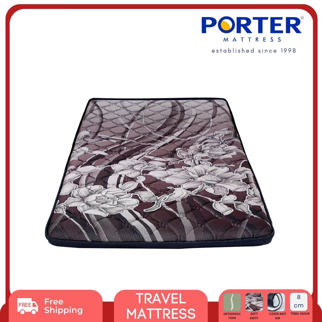 PORTER Travel Mattress / Kasur Gulung Rebounded Foam