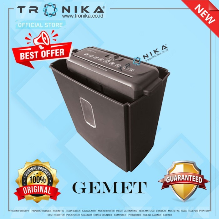 

[[JNT COD]] Mesin Penghancur Kertas Gemet 60A