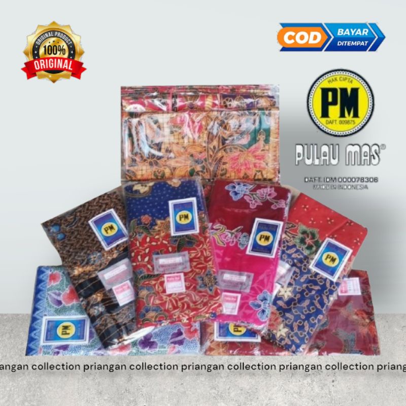 Sarung Jarik Batik Bawahan Wanita PM Pulau Mas Original (sudah dijahit)