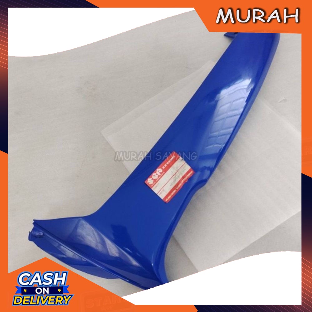 Sayap tebeng Legshield leksil LUAR kiri Biru Blue New Shogun 110 R - FD - XSD SGP ORIGINAL 48122-23F