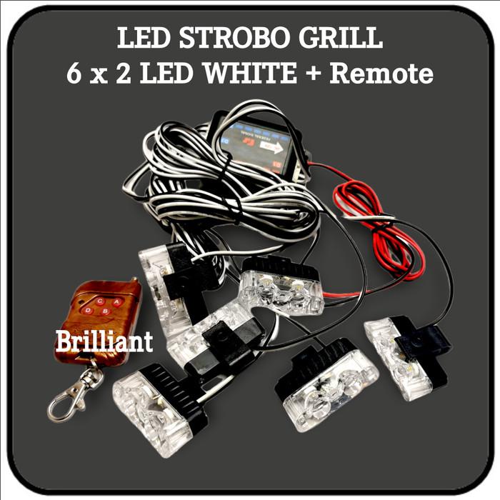 LED Strobo - Lampu Blitz - Mobil Patwal