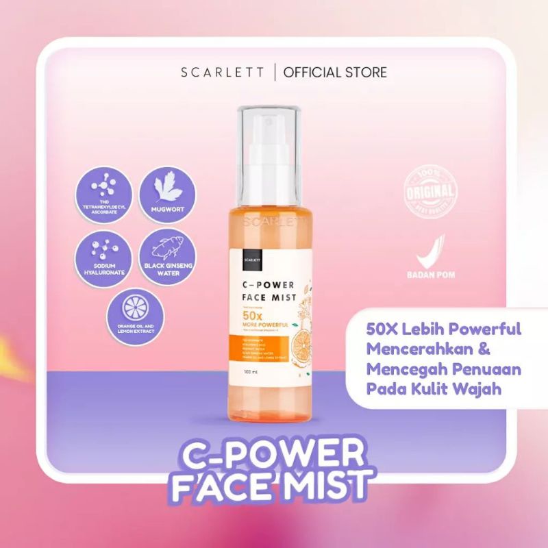 SCARLETT C-POWER FACE MIST