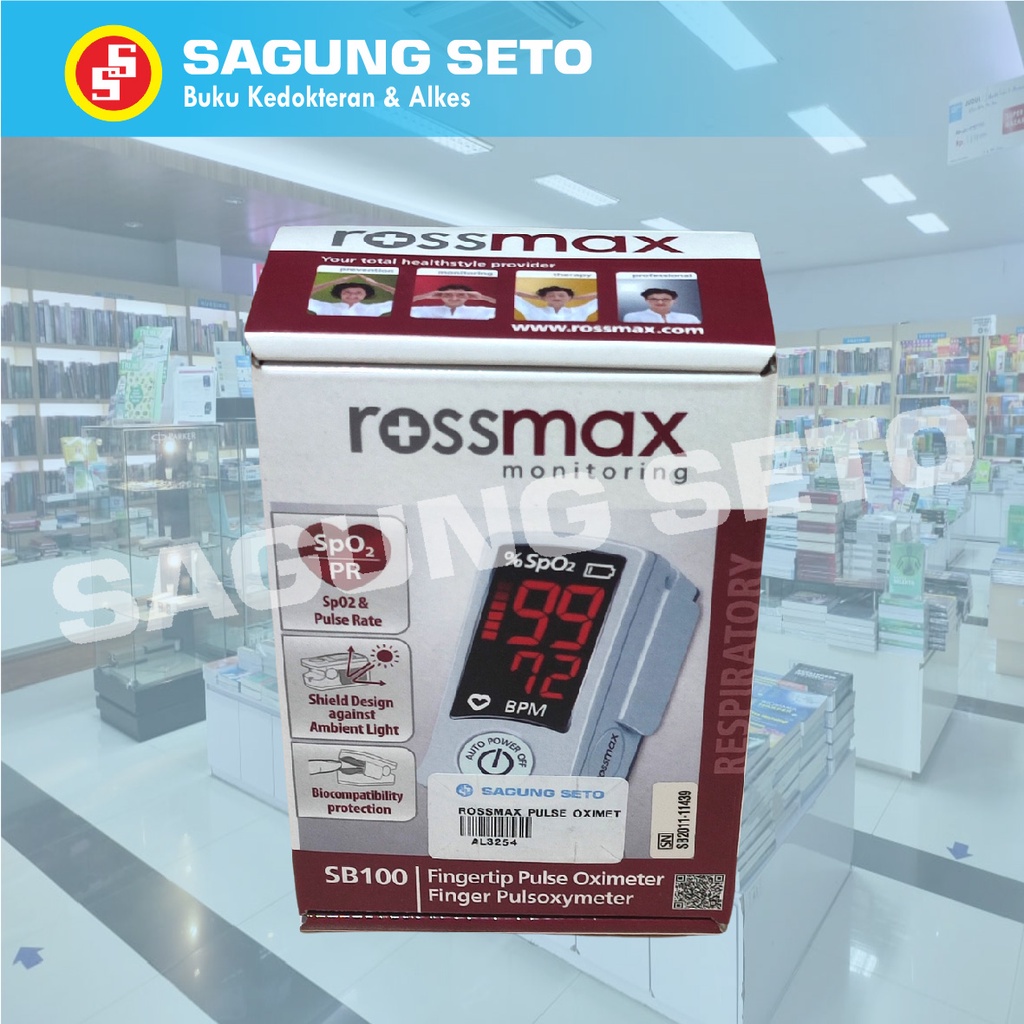 ROSSMAX PULSE OXIMETER FINGERTIP SB100