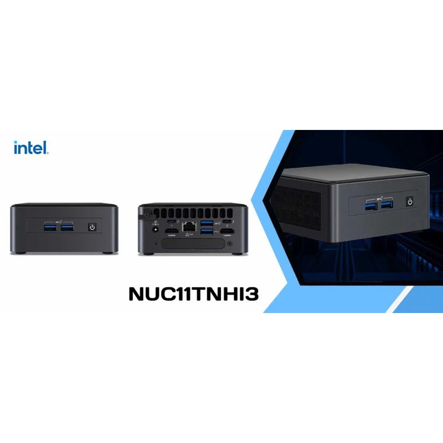 Mini PC Intel NUC 11TNHi3 - Intel Core i3 1115G4 + SSD M.2 256GB + RAM 16GB