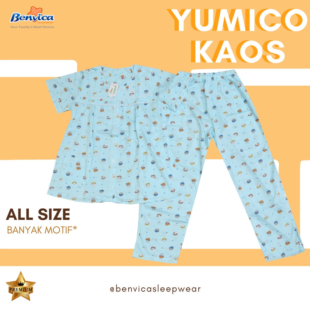 BAJU TIDUR CELANA PANJANG PREMIUM YUMICO - B