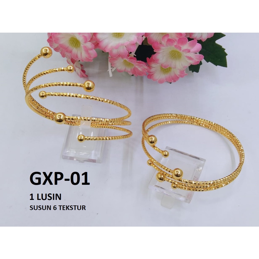 GELANG XP EMAS GOLD BOLA SUSUN TERMURAH / DUNIA GELANG TERBARU