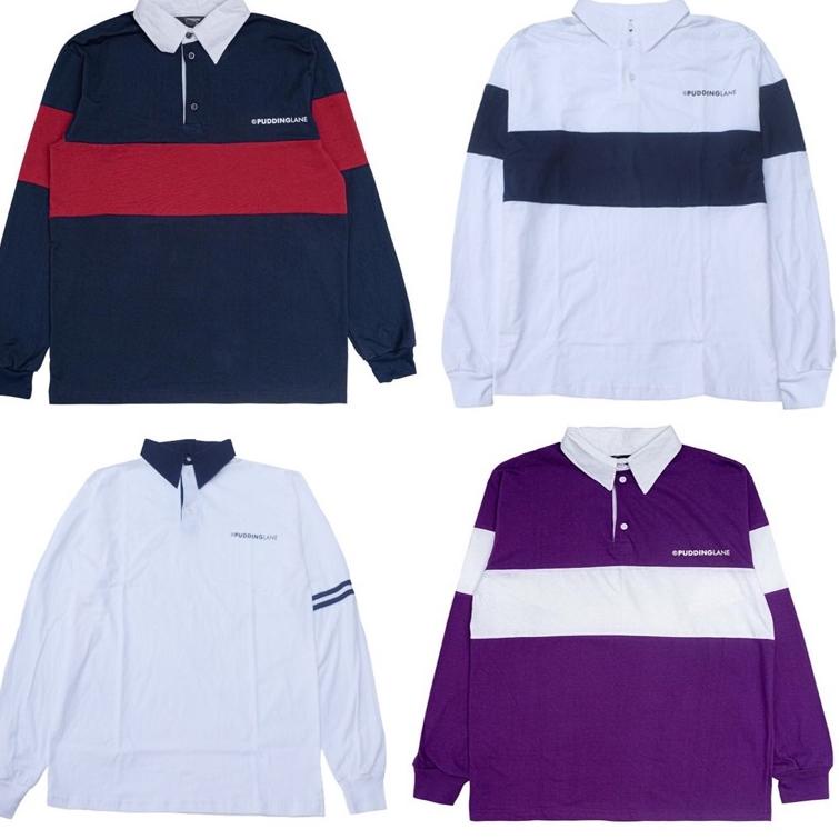 STOK TERBATAS Puddinglane Rugby Shirt Oversize Kinan