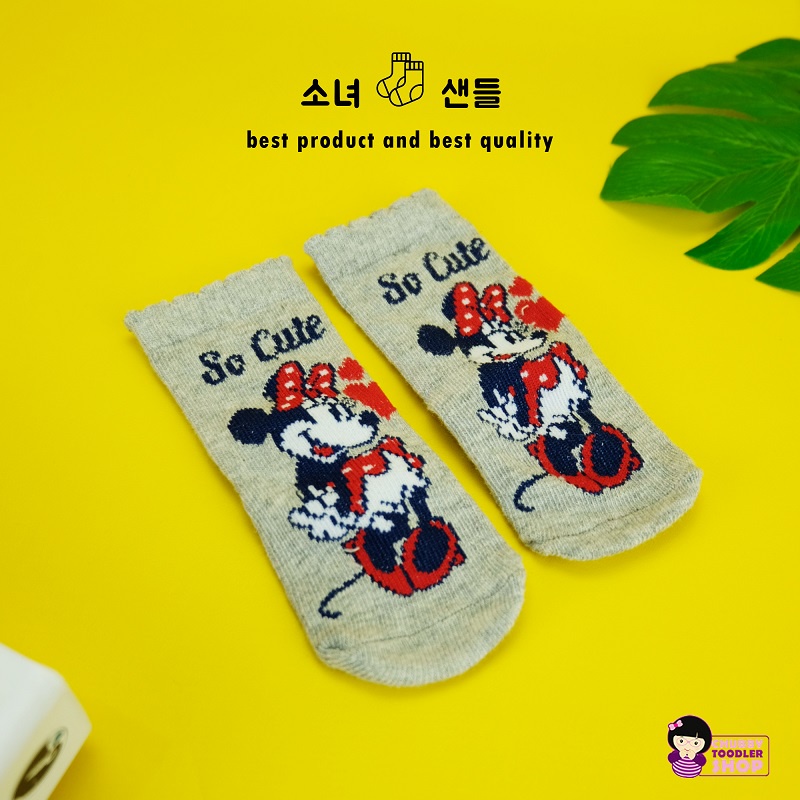 Minipetite SC2202  Kaus kaki anak karakter kartun baby bahan katun Kaus kaos kaki bayi anak katun tidak panas lembut balita import lucu murah anak usia 0 - 2 tahun