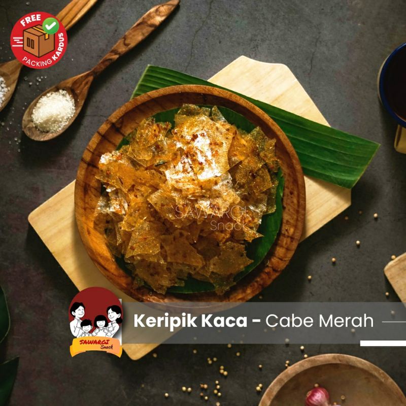 

Keripik Kaca Cabe Merah Daun Jeruk