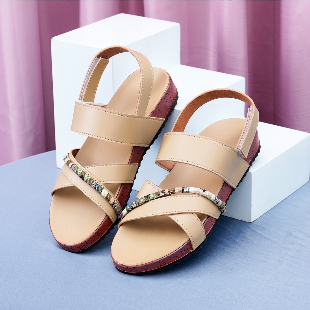 Deliwafa  - [Sandal Wanita] Delino Sandal Birken