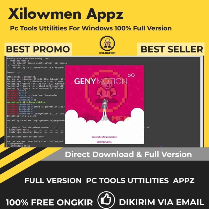 [Full Version] Genymotion Pro PC Tools Software Utilities Lifetime Win OS