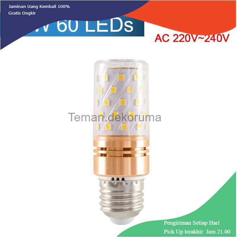 TD - LMP Green EyeBohlam LED Corn Light Bulb E27 12W 60 LED Cool White - E262