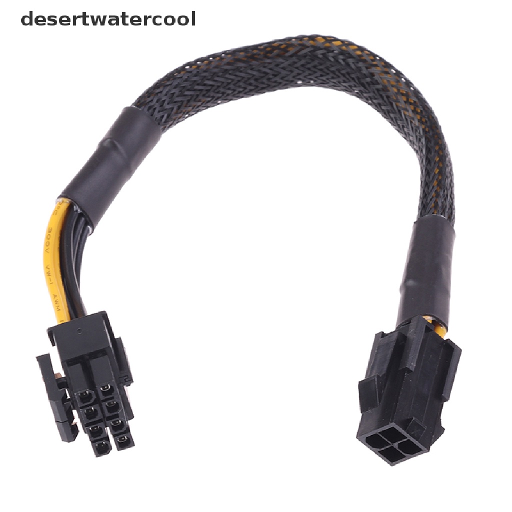 Deid 1Pc 20CM 4Pin Untuk 8Pin CPU Power Converter Kabel Memimpin Adaptor Perlengkapan Kantor Martijn