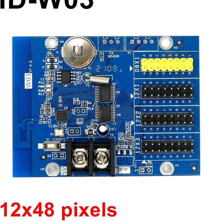 ➼ Controller Huidu HD-W03 W03 Wifi Panel Modul LED P10 P4.75 P7.62 Running Text HD-W00 W00 HD-W60 W6