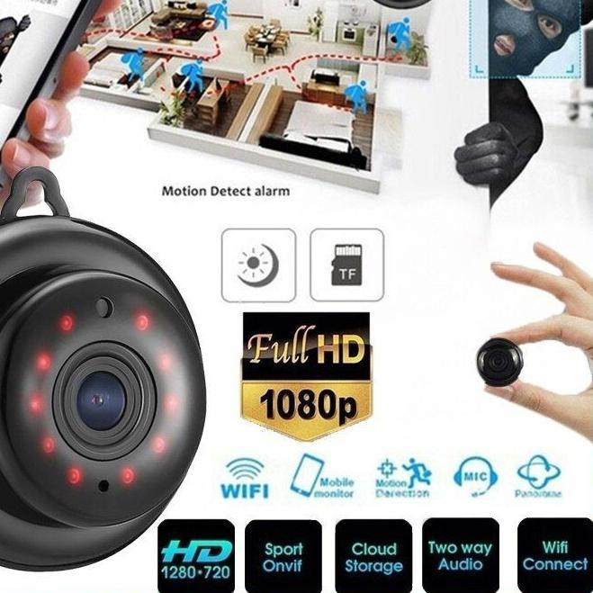❆ IP MINI WIFI HD V380 CMR1906W Camera WIFI CCTV WIFI HOPL ⅍