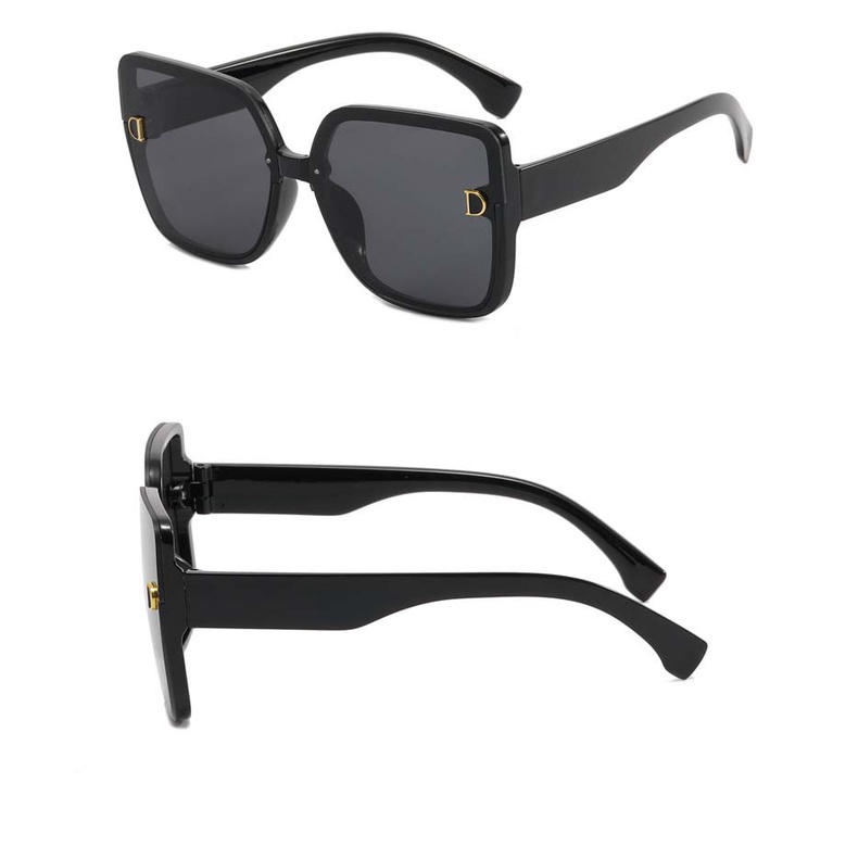 [IN Stock] Kacamata Fashion Wanita Kacamata Plastik Murah Bingkai Persegi Sunglasses Anti-Radiasi UV400