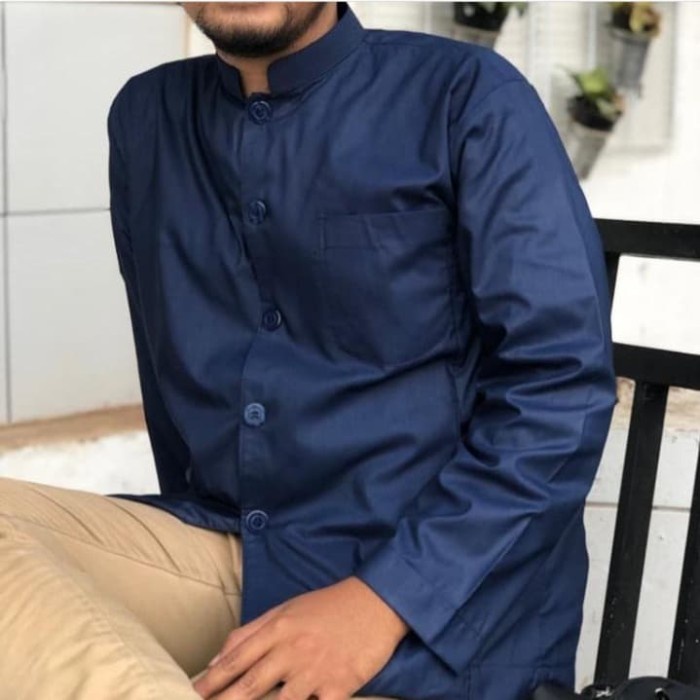 pStore88 - baju koko pria oemar .baju muslim koko ammu .baju Koko haibah assunah 3974