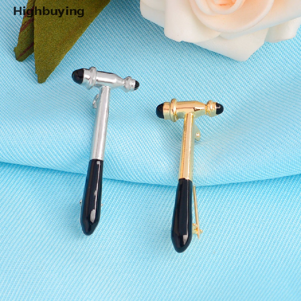 Hbid Reflex Hammer Bros Enamel Kerah Pin Perawatan Kesehatan Relaksasi Perhiasan Alat Pijat Perhiasan Perawatan Kesehatan Lapel Ransel Lencana Glory