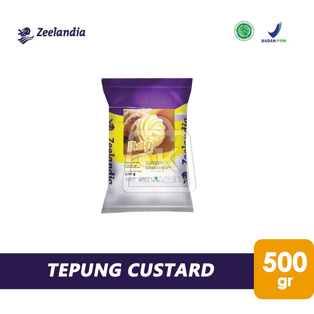 

Zeelandia RAP Tepung Vla Instant / Premix Custard (Pack Asli 500gr)