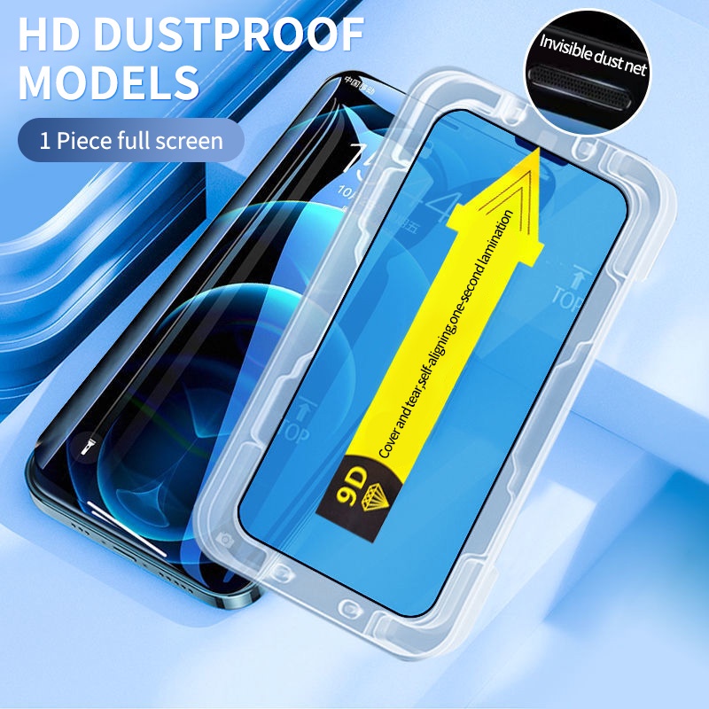 Screen Protection HD Privasi Film Layar Untuk iPhone 14 Pro Max Plus 13 12 11 Pro Max X/Xs Max XR Lubang Debu Firm Film Perlindungan Telepon Privasi Film Cahaya Hijau