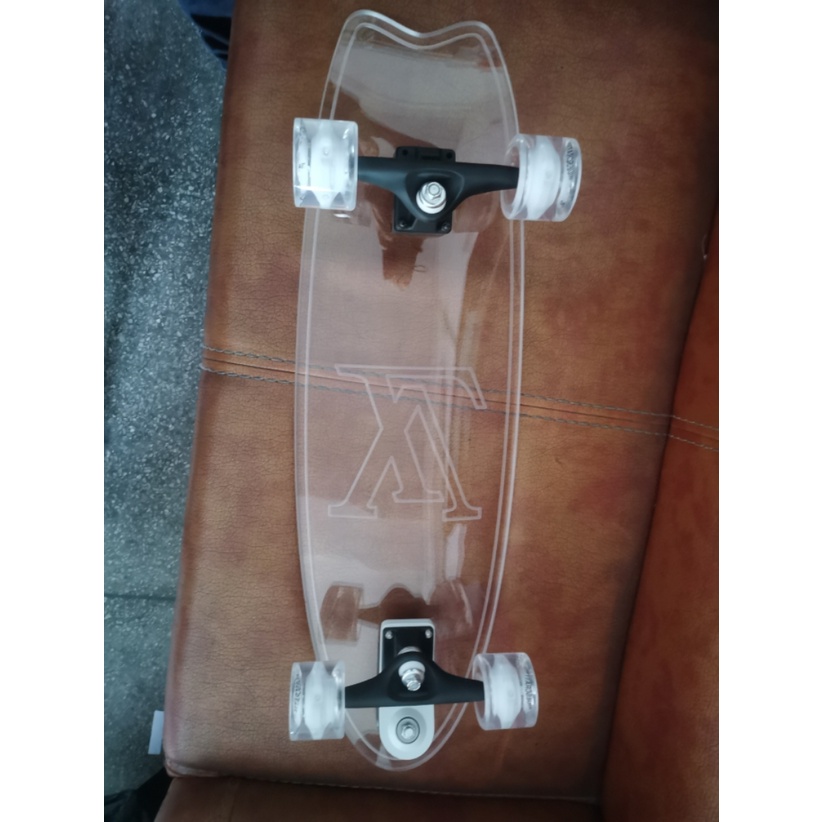 Transparan Transparan Skateboard Darat Surfboard Pemula Skateboard Transparan Roda Chong