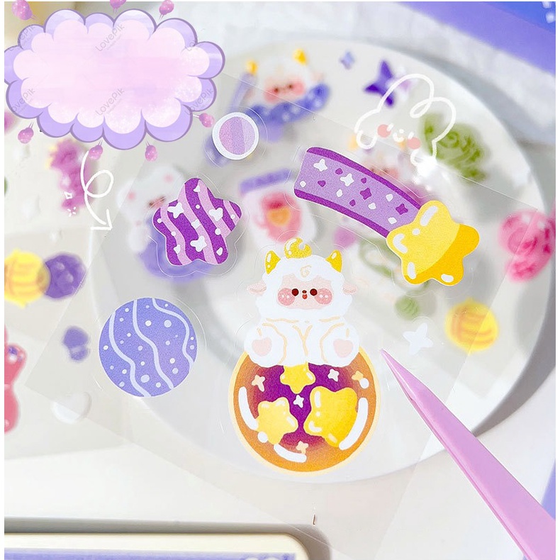 

Isi 200 Lembar Sticker Deco Aesthetic Lucu Momo Stiker Anti Air Tumblr DIY Hp Stiker Motif Kartun