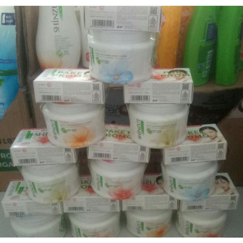 promo lulur Shinzui free sabun Shinzui ukuran besar ya☺