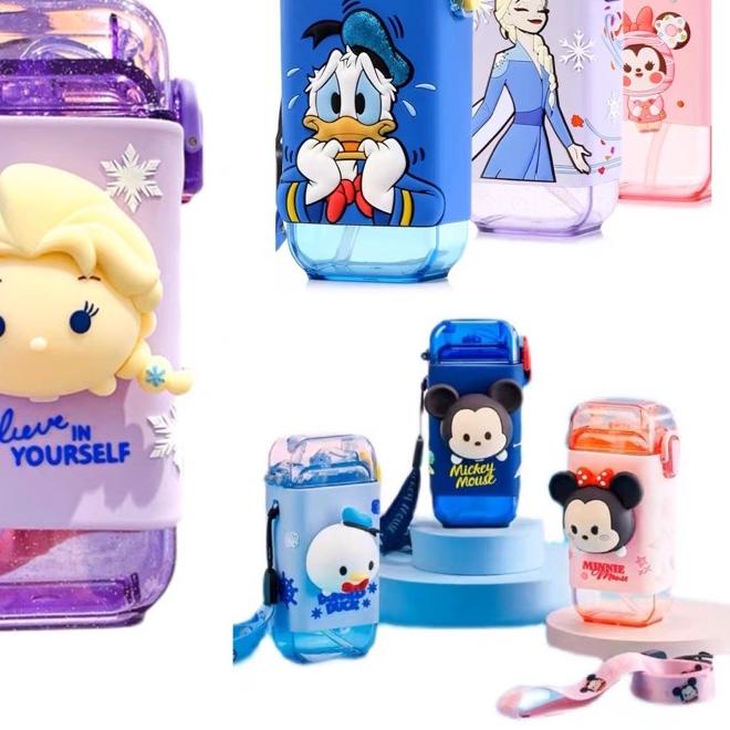 ◙ botol minum disney square 3D bottle botol minum anak ❇