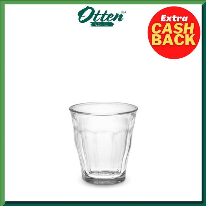 Duralex - Picardie Tumbler 130ml | Glass Coffee Cup / Mug Cangkir Kopi Gelas Kaca Latte Espresso Pic