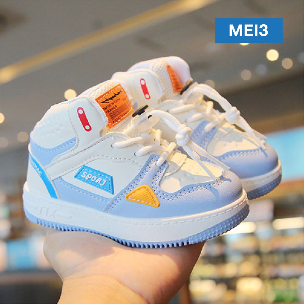 LAPAGO - Sepatu Sneaker Anak Laki Laki Perempuan Import Usia 1 - 6 Tahun Type MEI