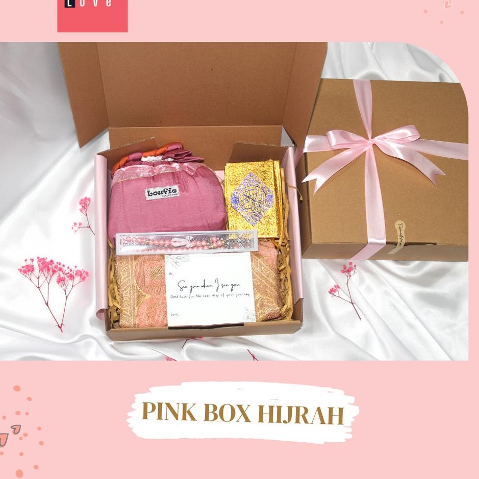 

➻ Hampers paket mukena + Sajadah kado gift box ➧