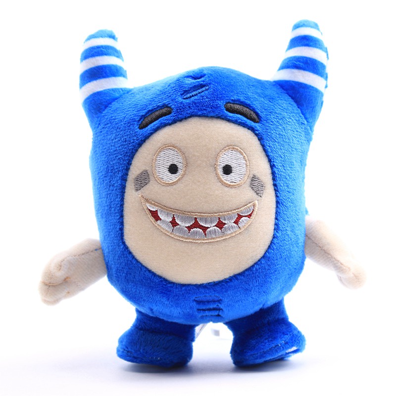 Plush Oddbods 18cm Lembut Cuddly Mainan Newt Bubbles Pogo Zee Jeff Fuse Mewah Licin
