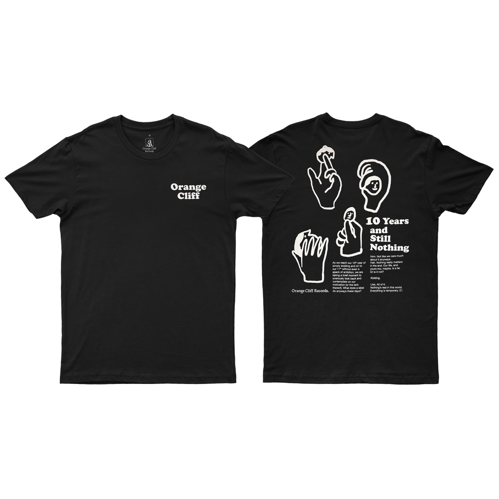 Tshirt ORANGE CLIFF - 10 Years And Still Nothing Black