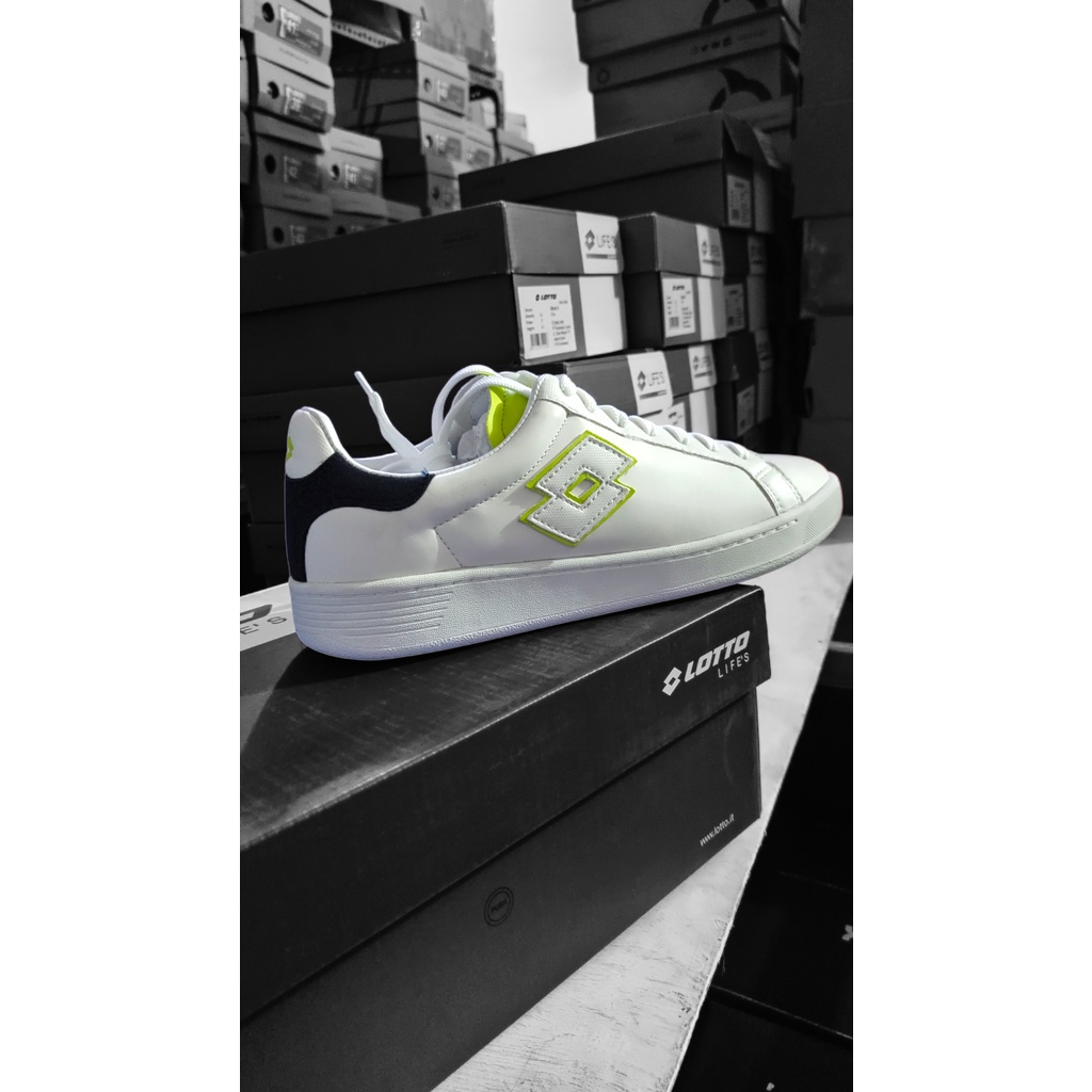 Lotto 1973 Evo V Fluo Sepatu Casual Sneakers