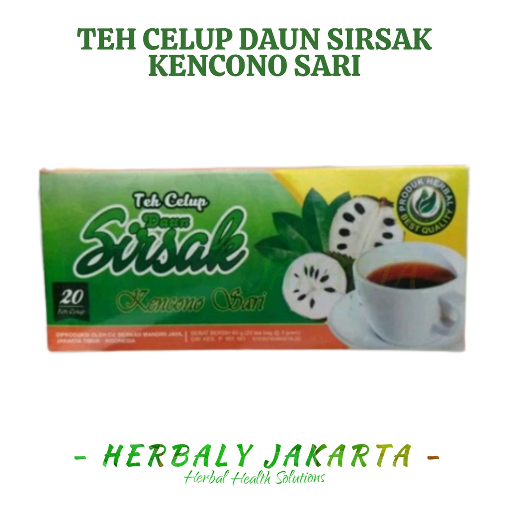 

Teh Celup Daun Sirsak Kencono Sari Teh Herbal Alami