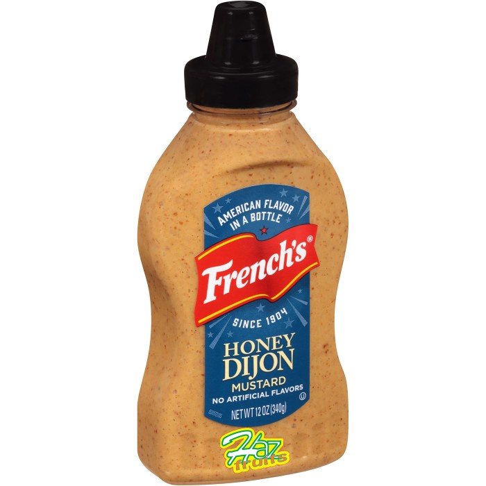 

French's Squeeze Honey Dijon Mustard 12 oz 340 gram/French's Mustard